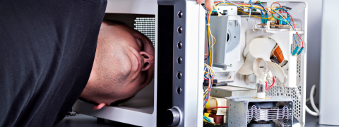 Microwave Oven Sparking-Inside Repair